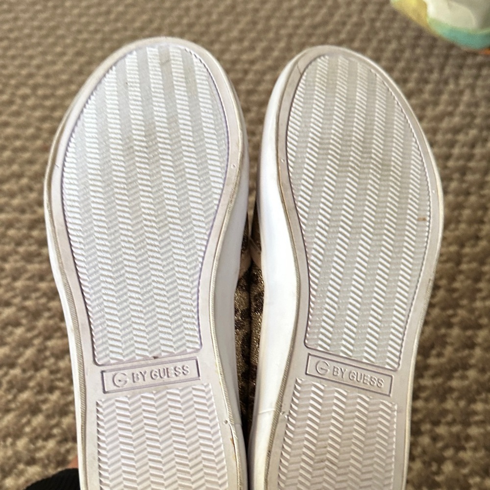 G by Guess Tan and Black Leopard Kids Sneakers - Picture 3 of 3